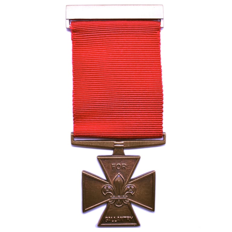 The Bronze Cross medal